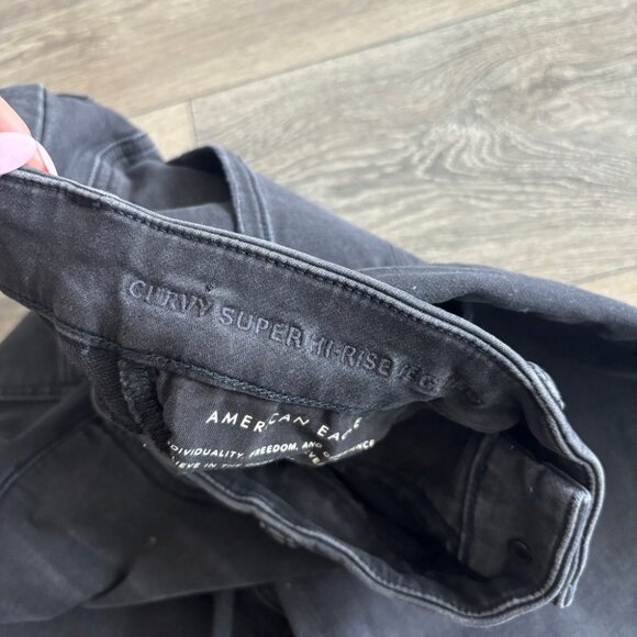American Eagle Next Level Stretch Curvy Hi-Rise Jeggings Jeans - Picture 8 of 12